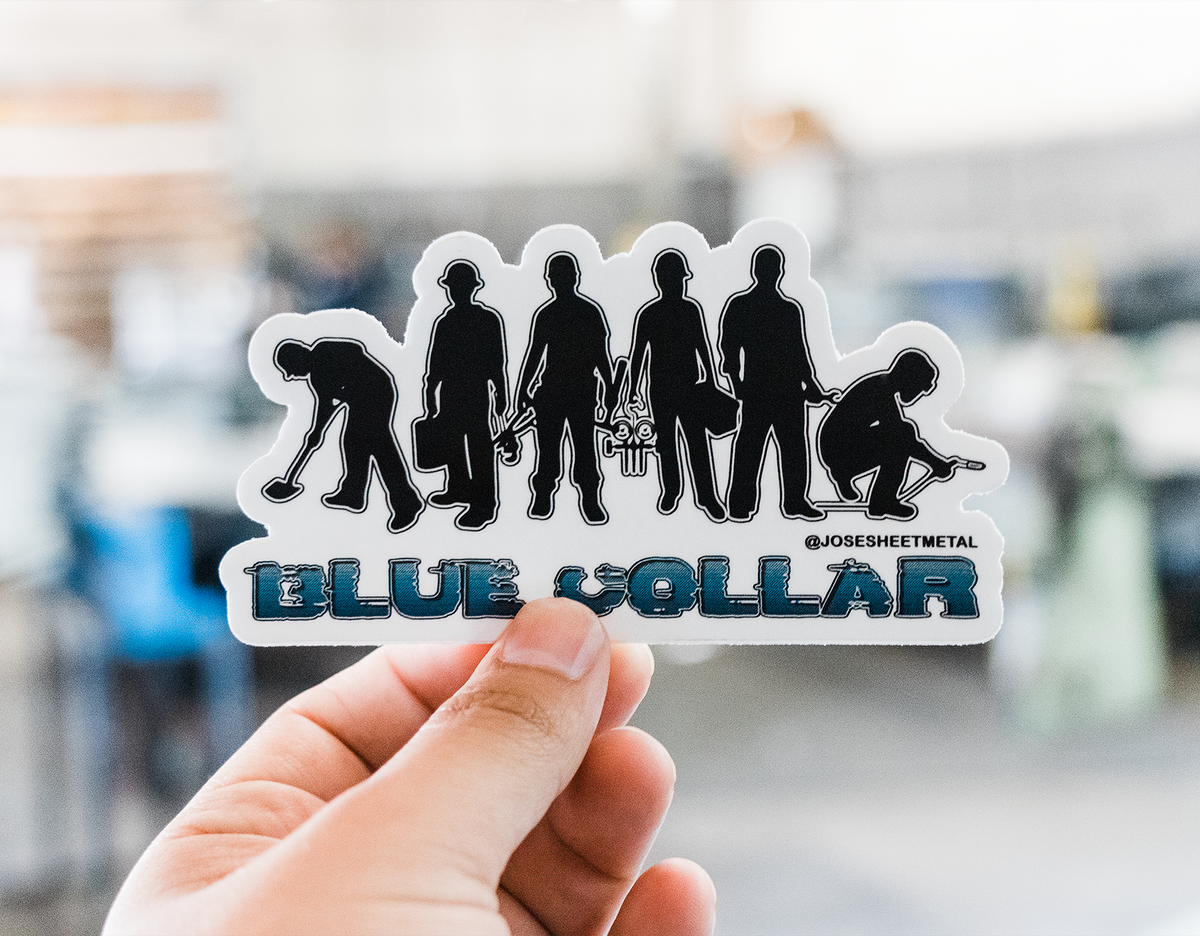 Blue Collar Sticker – Hvaccrew