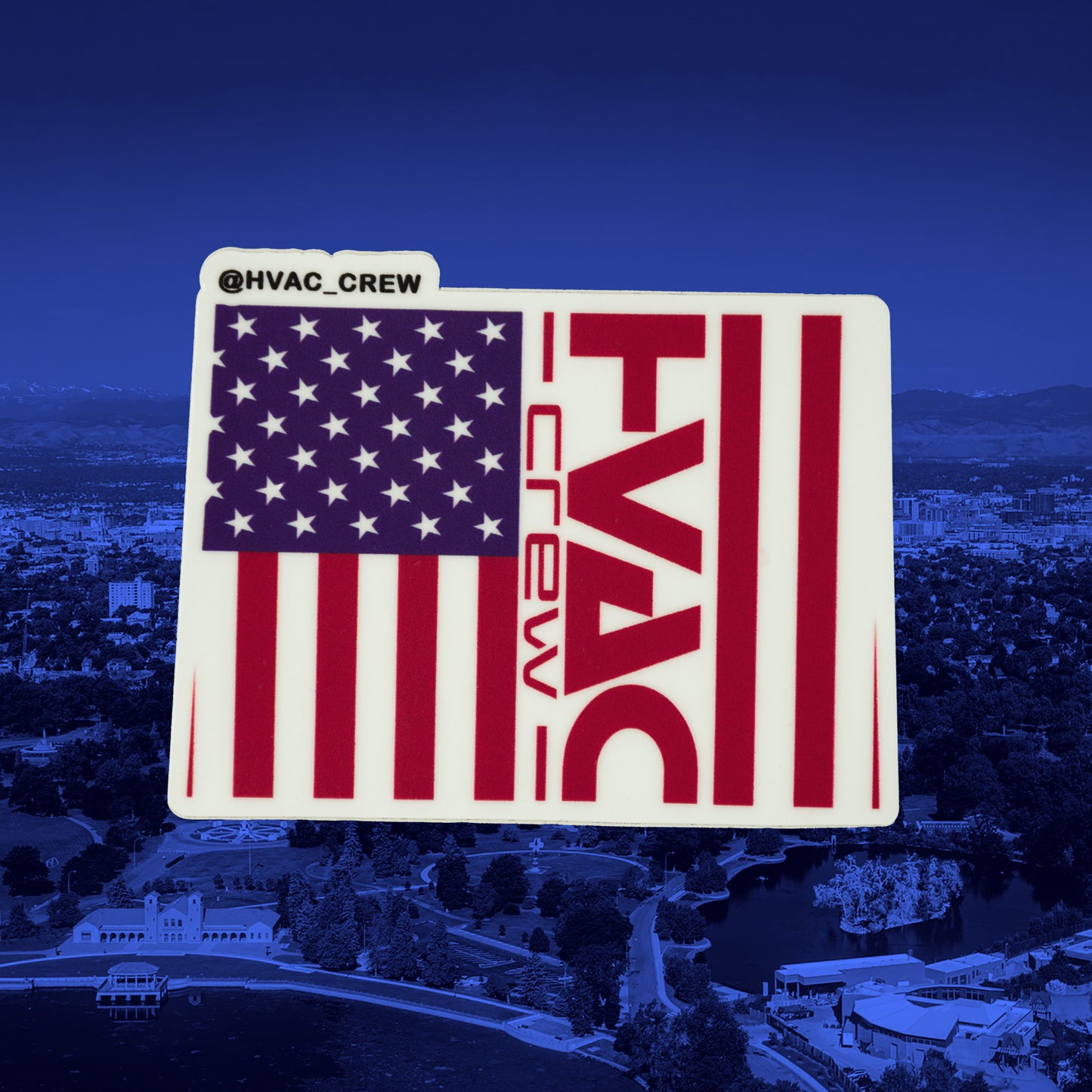 Colorado State Hvac Crew Sticker