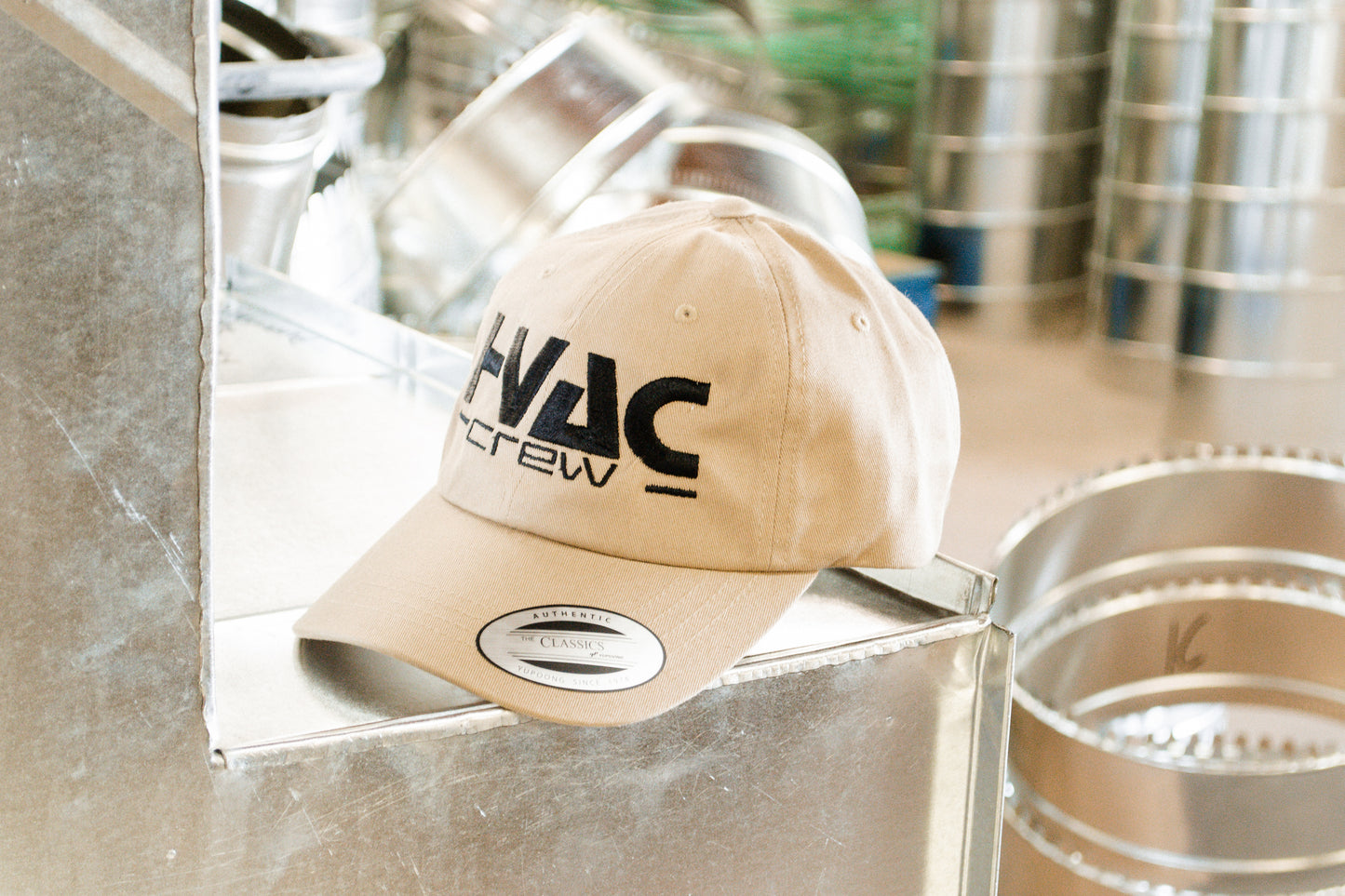 Hvac Crew Khaki Dad Cap