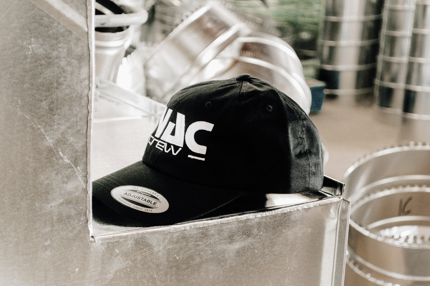 Hvac Crew Black Dad Cap