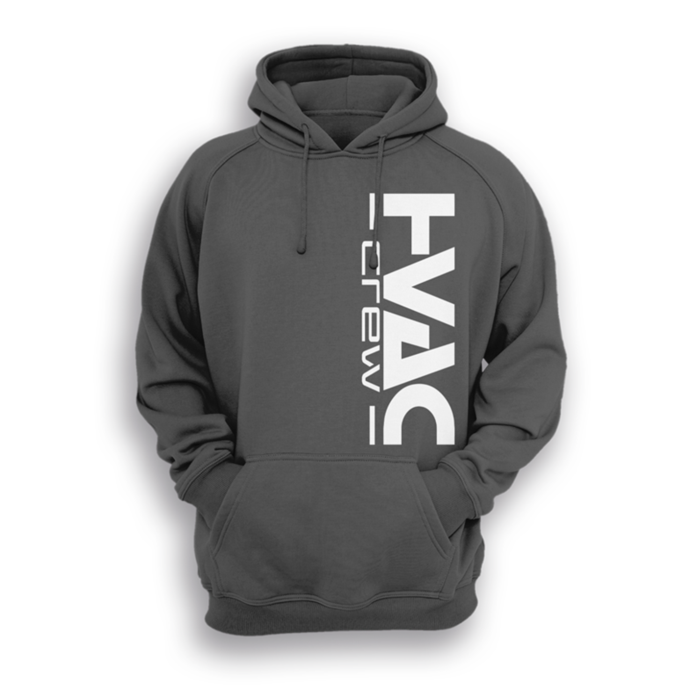 HVAC CREW Gray Heavyweight Hoodie