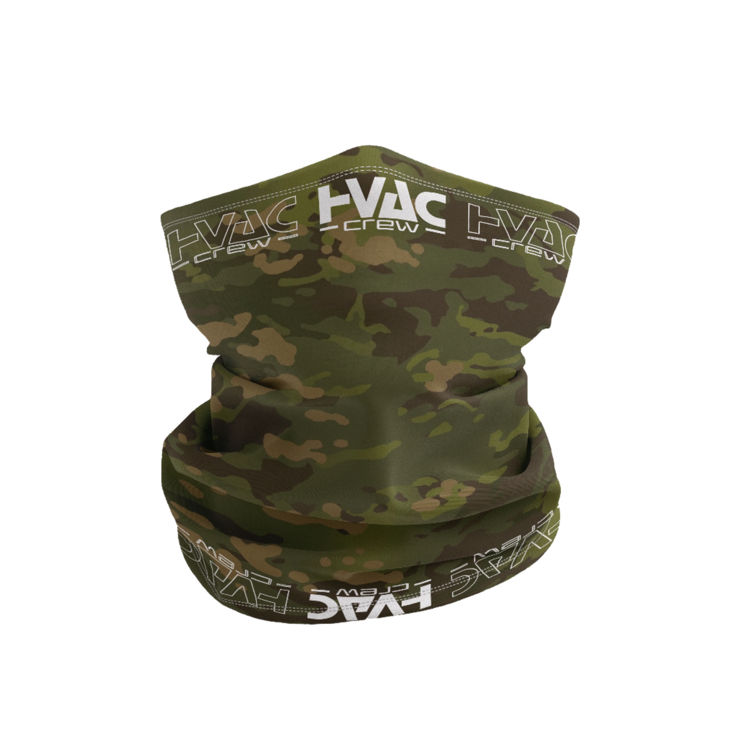 Green Camo Gaiter Mask
