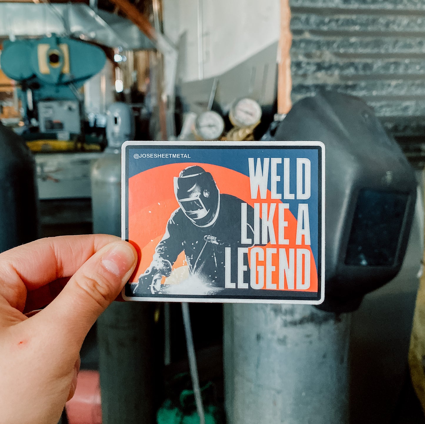 Weld Like A Legend Sticker
