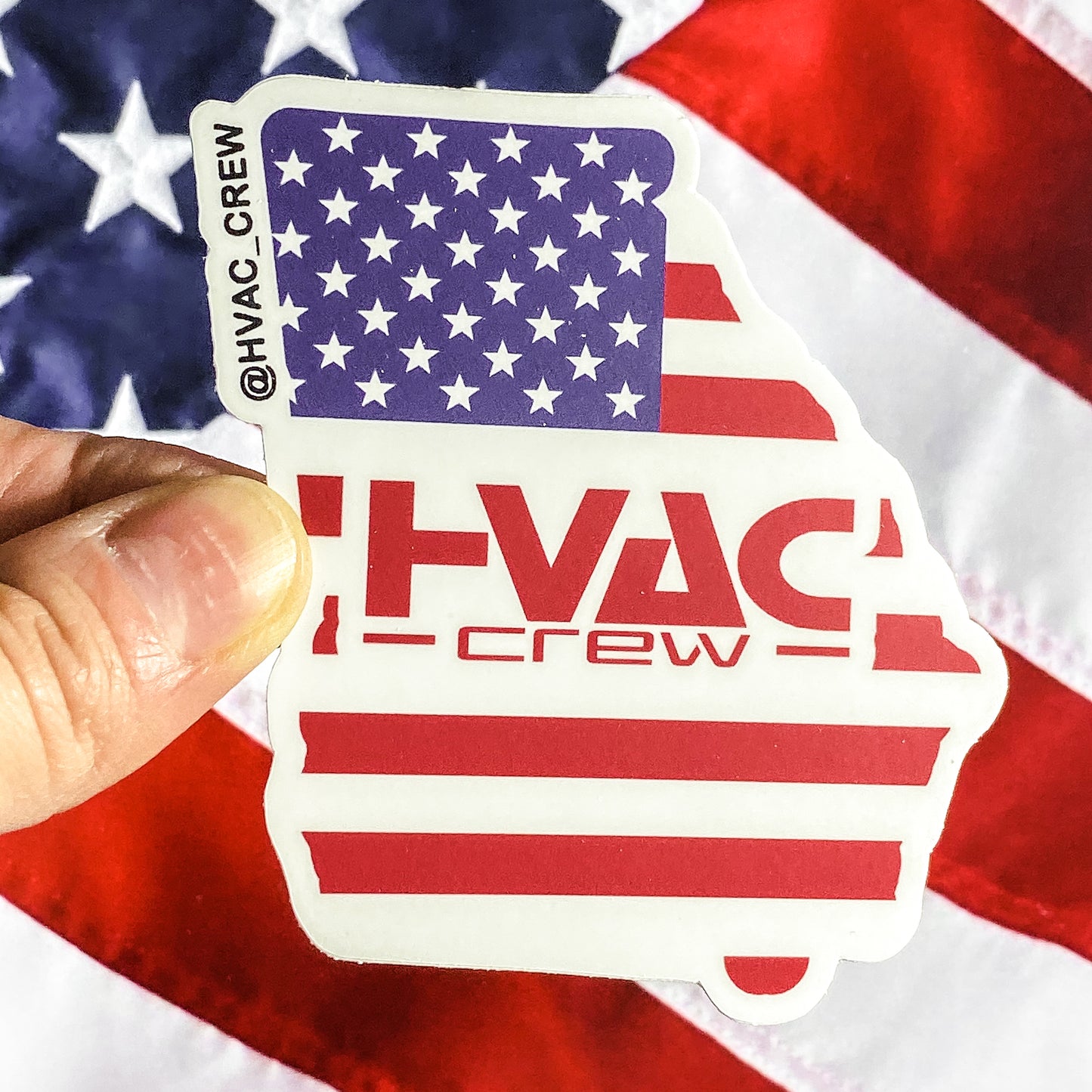 Georgia State HVAC Crew Sticker
