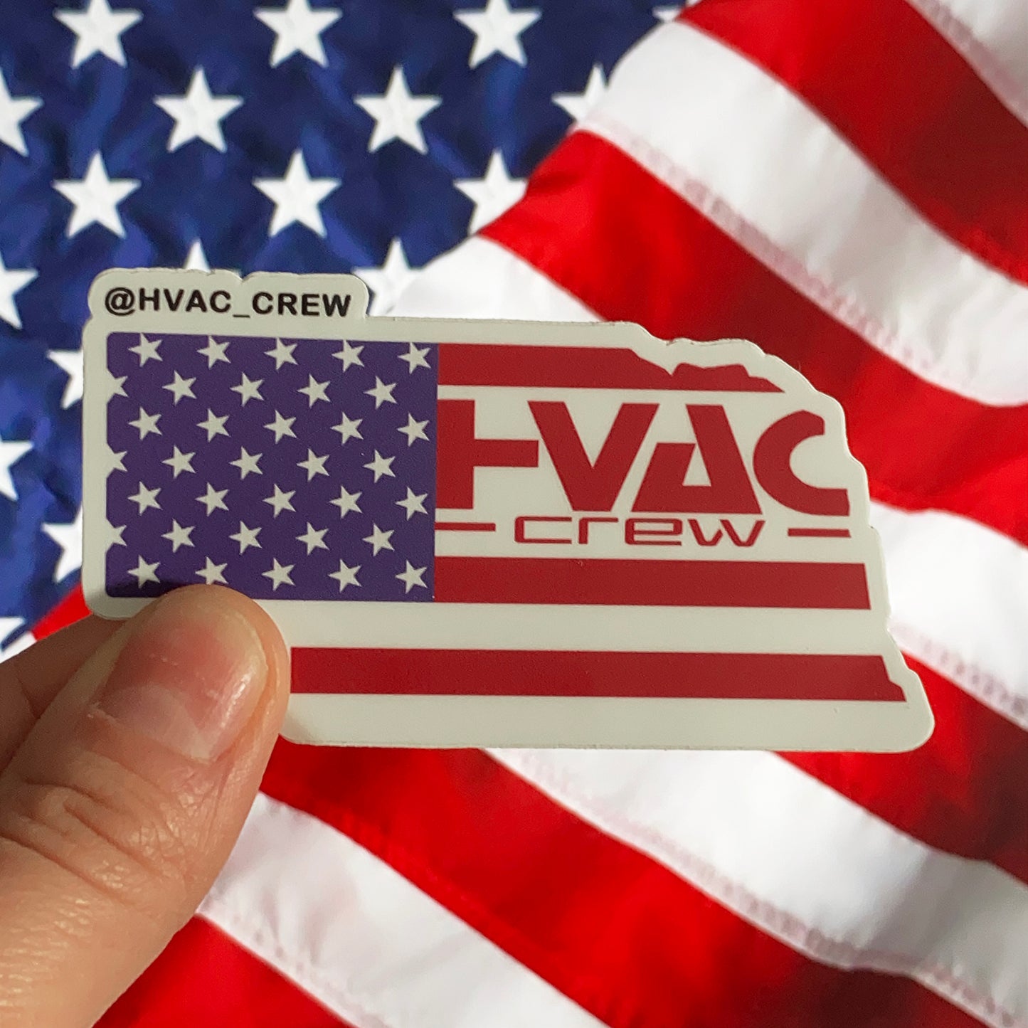 Nebraska State HVAC Crew Sticker