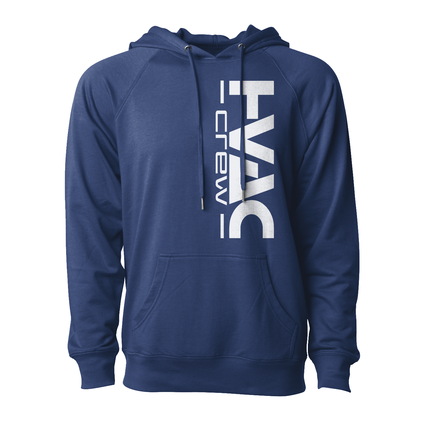 HVAC CREW Indigo Lightweight Hoodie1