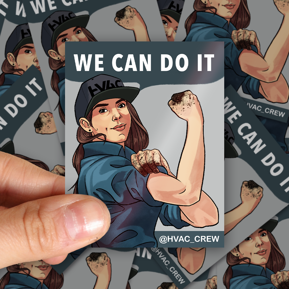 We Can Do It Sticker