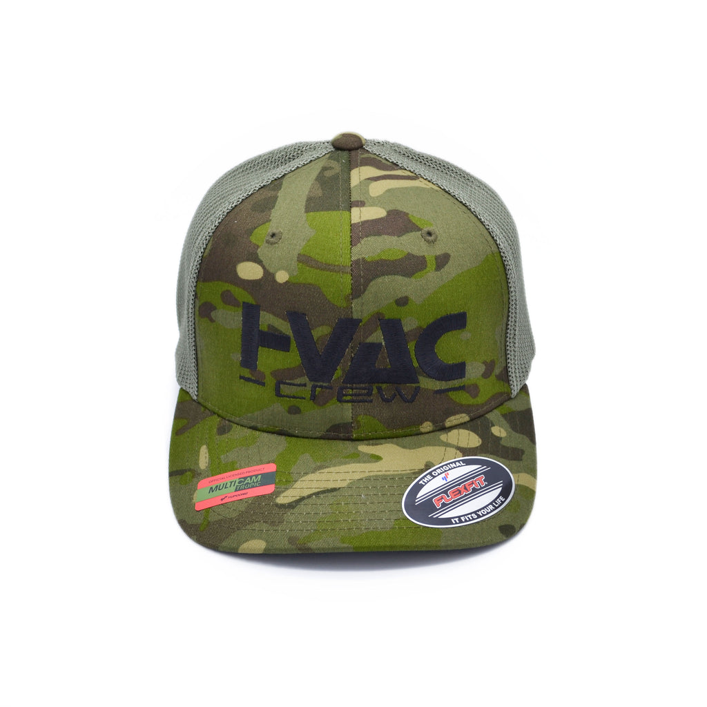 HVAC Crew Green Camo Flexfit – Hvaccrew | Flex Caps